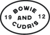 Bowie and Cudris Badge